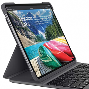 Amazon - Logitech SLIM FOLIO PRO iPad Pro 12.9" 键盘保护套，5.7折