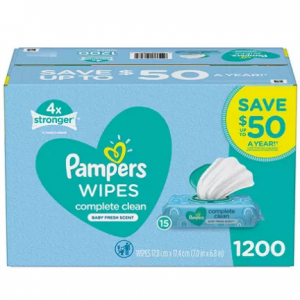 Pampers Scented Baby Wipes, Complete Clean (1200 ct.) @ Sam's Club