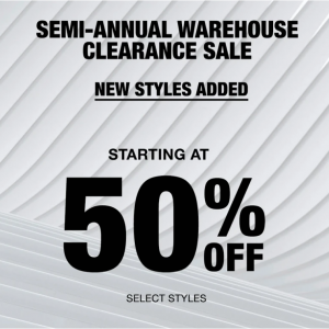 Startting At 50% Off Semi-Annual Warehouse Clearance Sale @ Jimmy Jazz