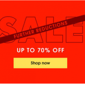 Up to 70% off Sale @ Selfridges