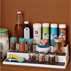  Copco Non-Skid 3-Tier Spice Pantry Kitchen Cabinet Organizer, 15-Inch @ Amazon