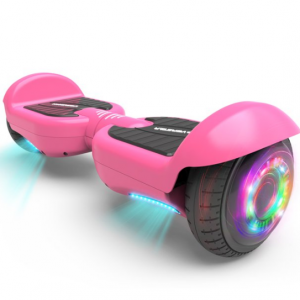 Hoverboard 6.5" 电动平衡车,带LED灯,粉色 @ Walmart 