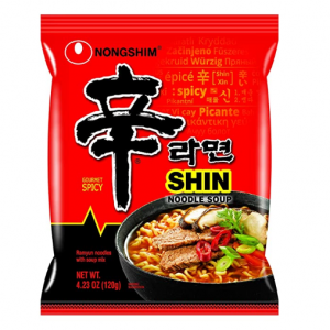 Nongshim Shin Ramyun Noodle Soup, Gourmet Spicy, 4.2 Ounce (Pack of 20)