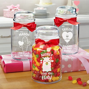 Sweet On You Glass Candy Jars