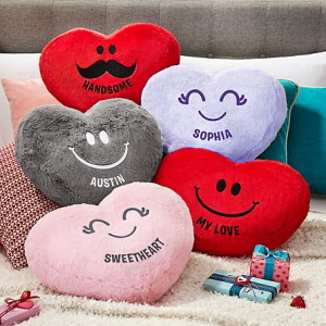 Plush Heart Character Pillow