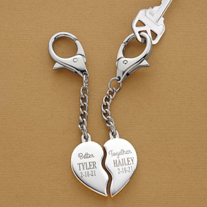 Better Together Heart Key Chain