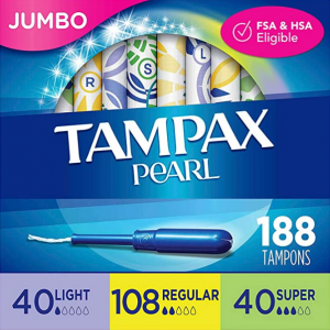 Tampax Pearl Plastic Tampons Sale @ Amazon