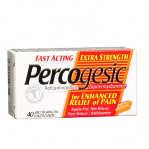 Percogesic Extra Strength 減輕發燒、緩解輕度頭痛，40片，最高立減10%