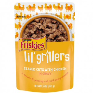 Purina Friskies Cat Food Complement Lil' Soups Lil' Grillers & Lil' Slurprises, (16) 1.55 oz Pouch