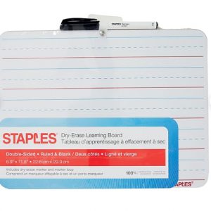 Staples Dry-Erase Learning Board, 8.9" x 11.8" (44951) @ Staples