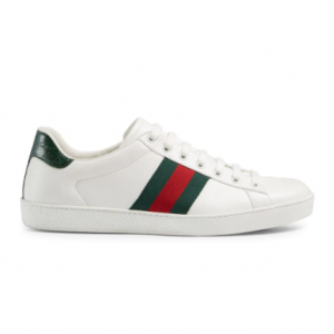 Gucci Ace Leather Sneakers @ FARFETCH