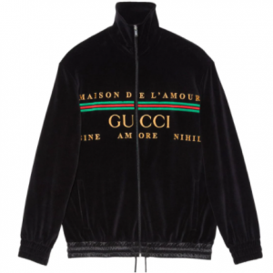 Gucci Logo Embroidered Jacket @ FARFETCH