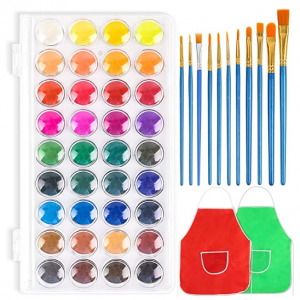 3 otters 36 Colors Watercolor Paint for Kids @ Amazon