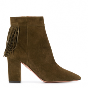 Aquazzura fringe 短靴