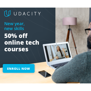 Udacity - New Years 50% off all Courses