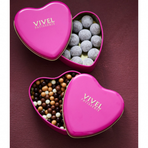 VIVEL PATISSERIE  VIVEL ショコラハート缶 2個入