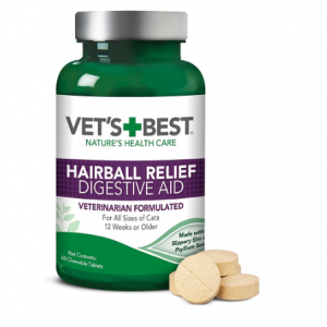 Vet's Best Cat Hairball Relief Digestive Aid, Classic Chicken Flavor @ Amazon