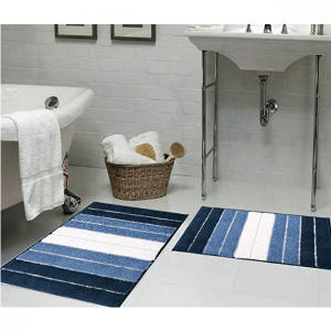 Pauwer 浴室防滑地墊2件套 @ Amazon