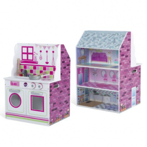 Plum® 儿童娃娃屋、小厨房2合1玩具套装 @ Walmart 
