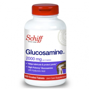 Schiff Glucosamine 2000mg with Hyaluronic Acid Joint Supplement, 150 ct $16.01 shipped