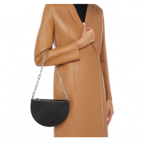 50% Off Burberry Textured-leather Shoulder Bag @ THE OUTNET US