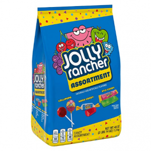 JOLLY RANCHER Lollipops, Halloween, 46 oz Bulk Bag @ Amazon