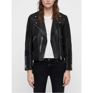 ALLSAINTS Estella leather biker jacket AUD$181