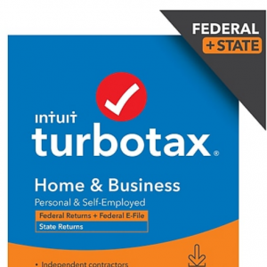 TurboTax Home & Business 2020 Federal and State for 1 User, macOS, Download (0608699)