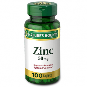 Nature's Bounty 锌 50mg 100片 增强免疫系统健康  @ Amazon