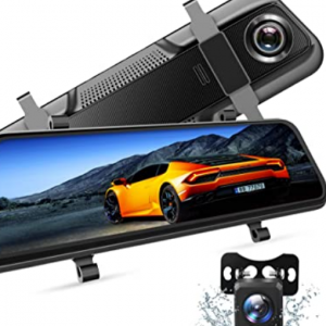 Extra 5% off VanTop H609 Dual 1080P Mirror Dash Cam with 10" IPS Full Touch Screen @Amazon