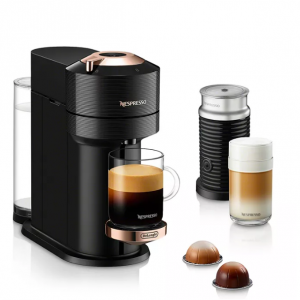 Nespresso Vertuo Next Premium Coffee and Espresso Maker by DeLonghi with Aeroccino Milk Frother 