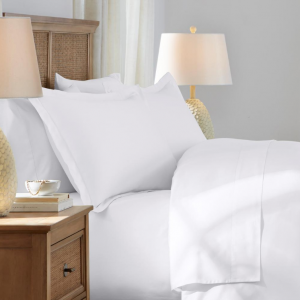 Home Decora  500线程数埃及棉缎棉麻三件套羽绒被套，Full/Queen