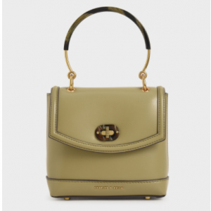 Charles & Keith Stone-Embellished 手提包