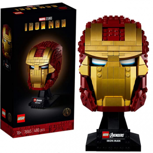 LEGO Marvel Avengers Iron Man Helmet 76165, New 2020 (480 Pieces) @ Amazon