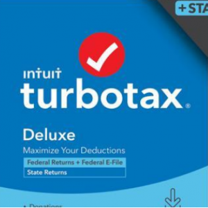 TurboTax Deluxe 2020 Desktop Tax Software, Federal and State Returns + Federal E-file