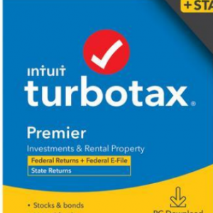 urboTax Premier 2020 Desktop Tax Software, Federal and State Returns + Federal E-file