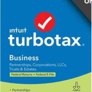 TurboTax Business 2020 Desktop Tax Software, Federal Return Only + Federal E-file