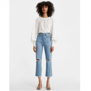 Levis 女士直筒牛仔裤
