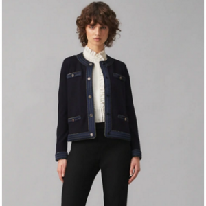 Trapunto Embellished Kendra Cardigan