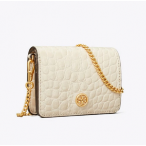 Walker Embossed Nano Chain Wallet