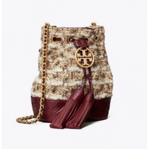 Fleming Soft Tweed Mini Bucket Bag