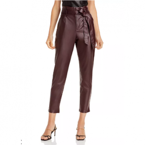 WEAR IT WITH 女士蝴蝶结皮裤