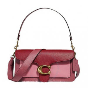 COACH Deep Red Tabby Shoulder Bag 26 In Colorblock $268.99 shipped