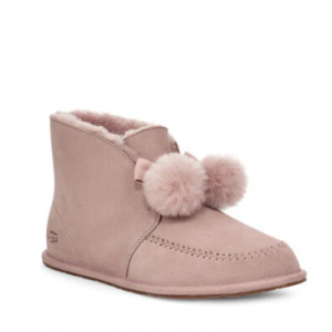 女士毛球雪地靴