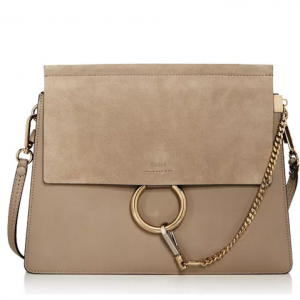 Chloé Faye Medium Color-Block Shoulder Bag