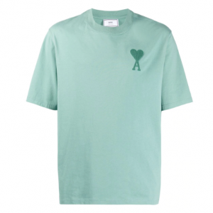 AMI Paris chest logo cotton T-shirt