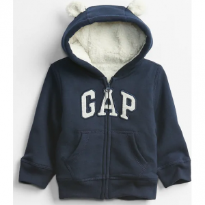 Baby Cozy Gap Logo Sherpa Hoodie