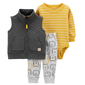 Carter's | Baby 3-Piece Lion Little Vest Set