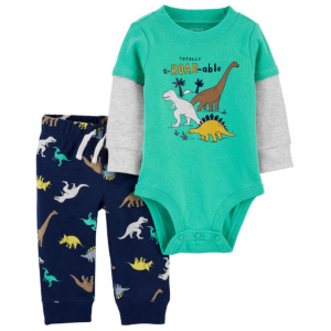 Carter's | Baby 2-Piece Dinosaur Bodysuit Pant Set