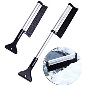 Hotte 24" Car Snow Brush, 2-in-1 Extendable Ice Scraper $6.99